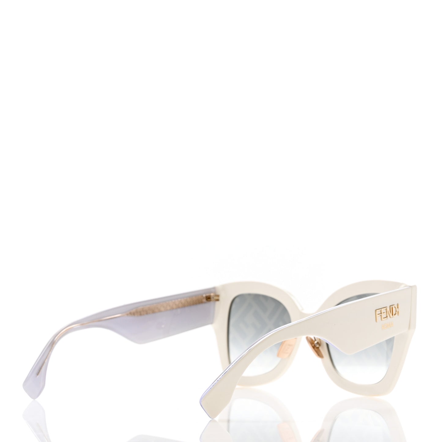 Acetate FF Sunglasses FF 0434/G/S White Gold