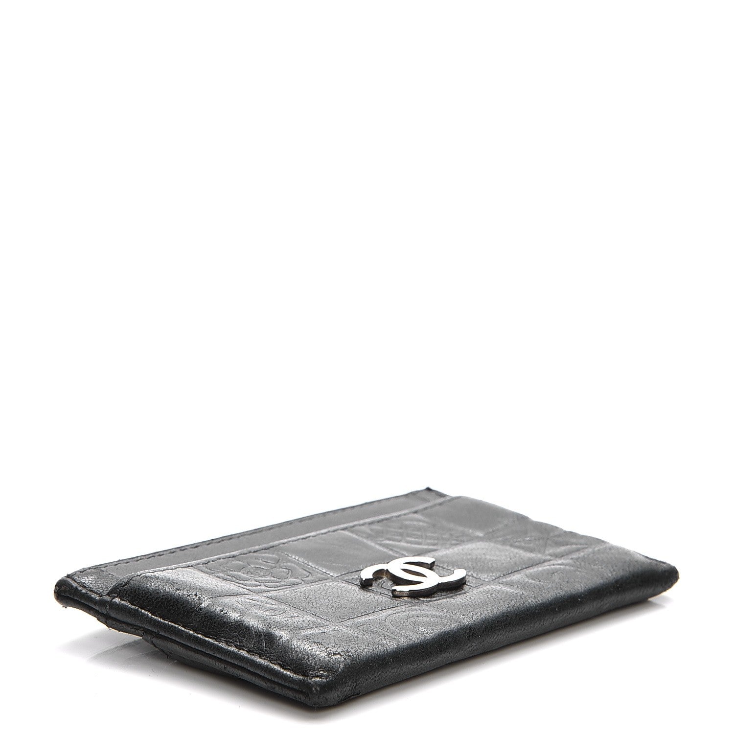 Chanel Lambskin Quilted Precious Symbols Card Holder Black 4 of 9