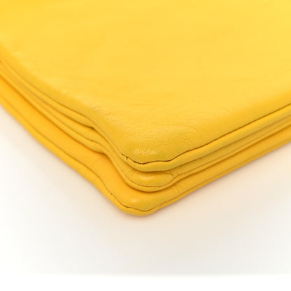 Celine Lambskin Small Trio Crossbody Bag Fluo Yellow 12 of 16
