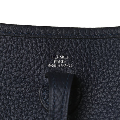 Hermes Taurillon Clemence Evelyne TPM Bleu Nuit 6 of 11