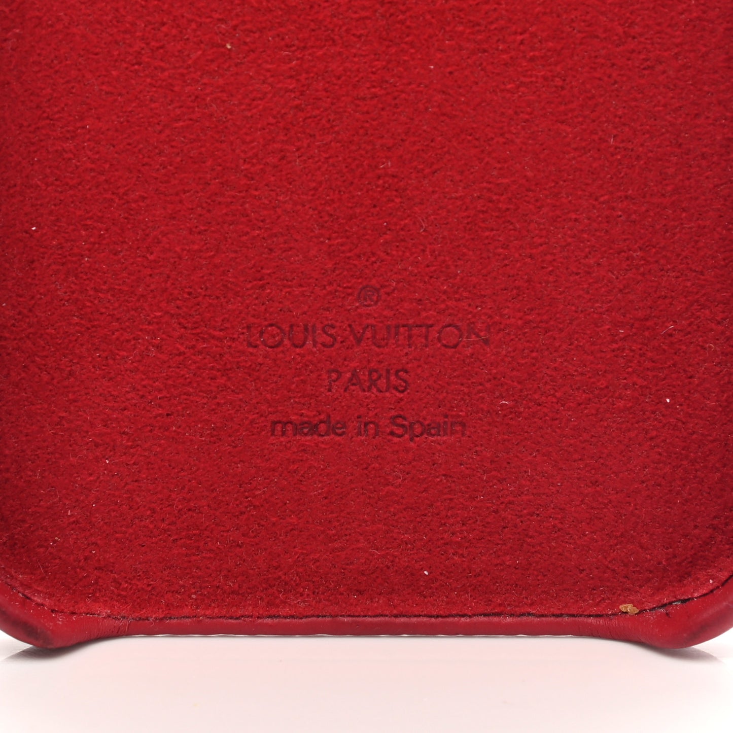 Monogram iPhone 12/12 Pro Bumper Scarlet