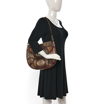 Gucci Exotic Patchwork Britt Medium Shoulder Bag 2 of 9