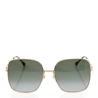 Gucci Metal Horsebit Square Sunglasses GG0879S Grey 2 of 8