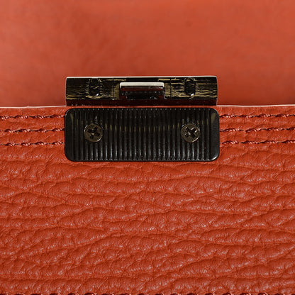 3.1 Phillip Lim 3.1 Textured Calfskin Medium Pashli Satchel Persimmon 14 of 14