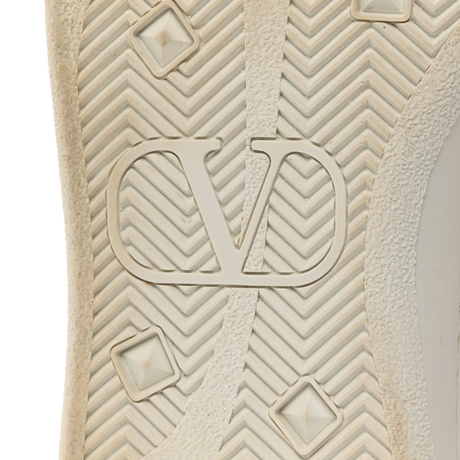 Valentino Garavani Calfskin Womens Backnet Sneakers 37.5 White Red 8 of 9