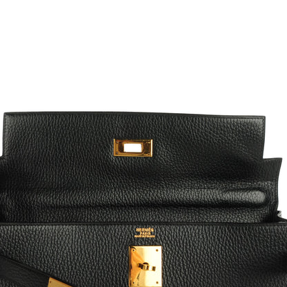 Hermes Ardennes Kelly Retourne 32 Black 11 of 20