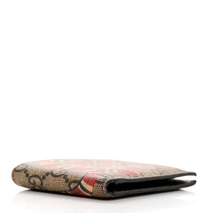 Gucci GG Supreme Monogram Kingsnake Bi-Fold Wallet Beige 4 of 9