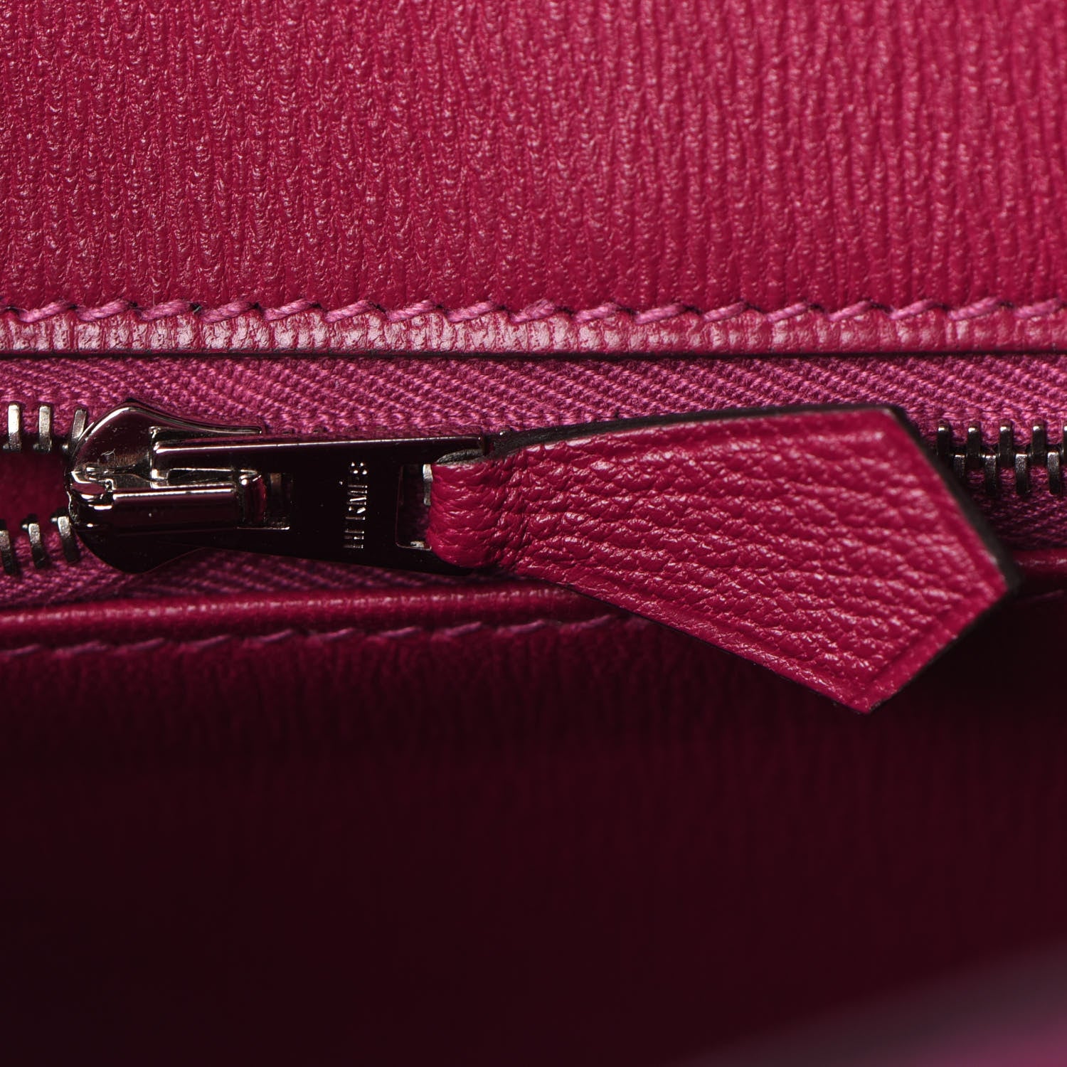 Hermes Shiny Niloticus Crocodile Birkin 25 Rose Scheherazade 17 of 32