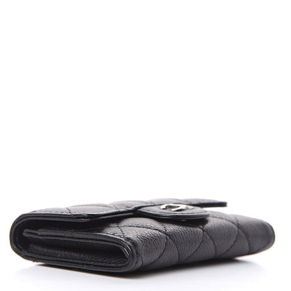 Chanel Caviar Quilted Flap Card Holder Black 4 of 9