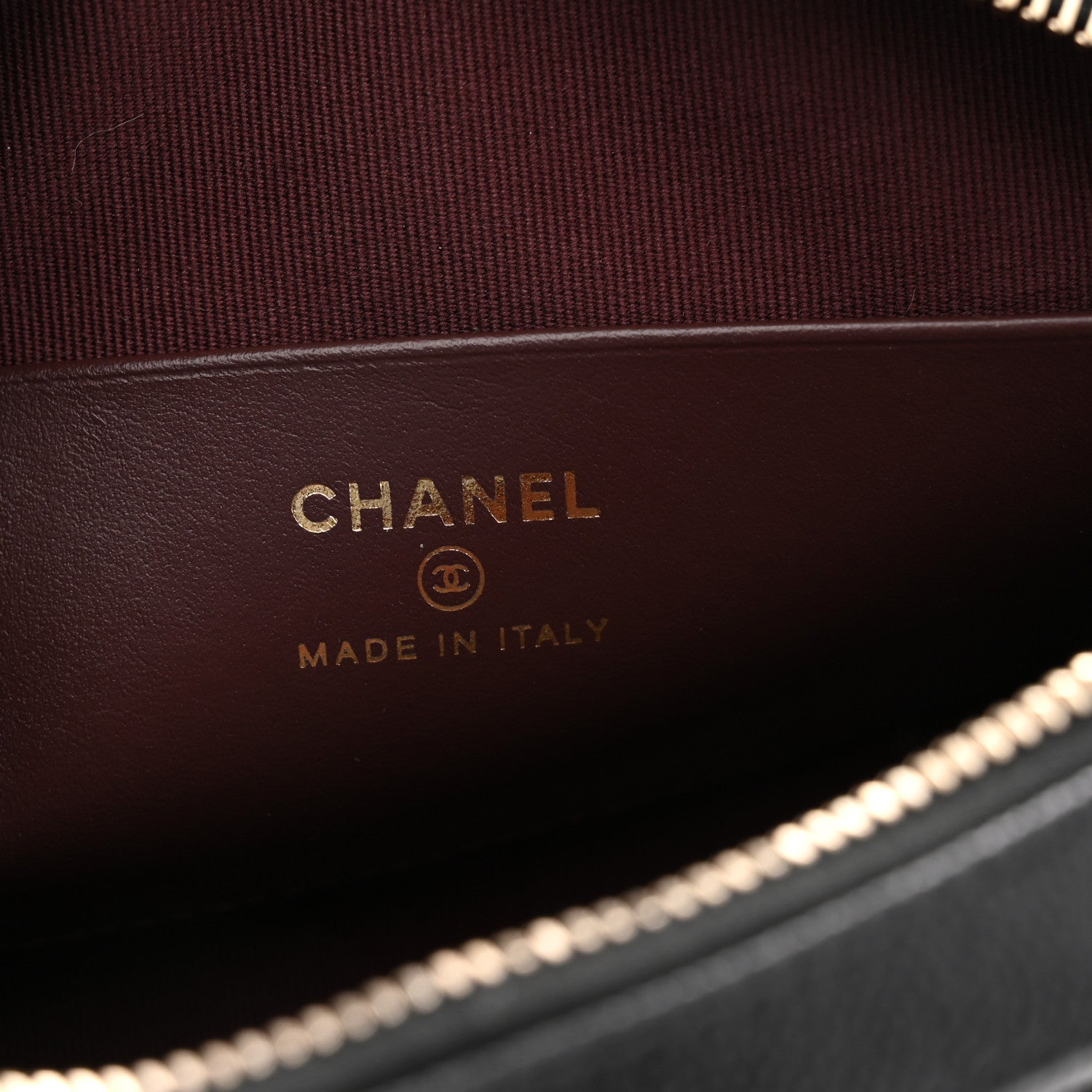 Chanel Caviar Quilted Chain Camera Bag Black 6 of 11
