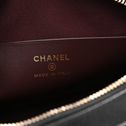 Chanel Caviar Quilted Chain Camera Bag Black 6 of 11