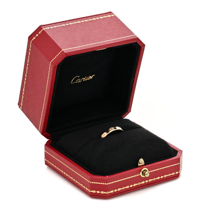 Cartier 18K Yellow Gold 3.5mm LOVE Wedding Band Ring 55 7.25 5 of 5