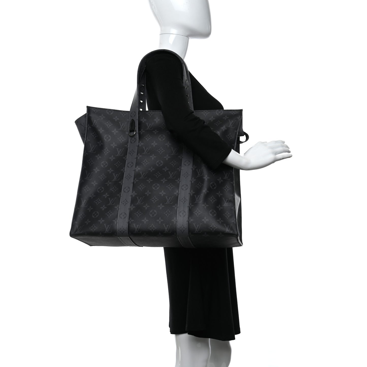 Monogram Eclipse Cabas Zippe GM Black