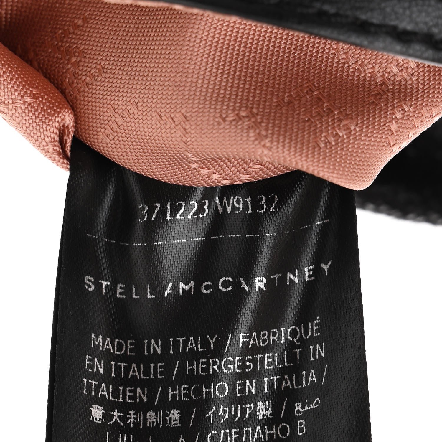 Stella McCartney Shaggy Deer Mini Falabella Tote Black 7 of 10