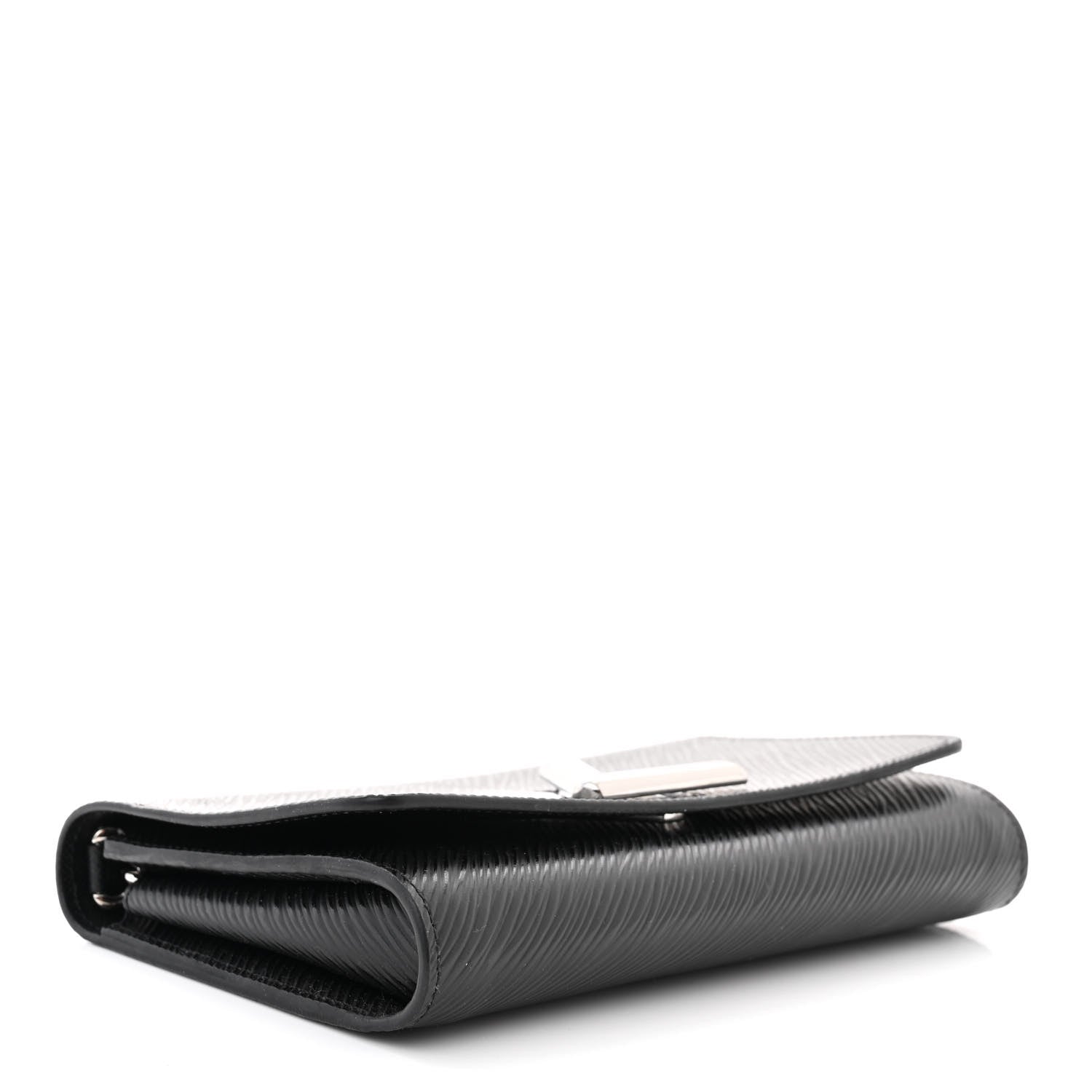 Louis Vuitton Epi Twist Chain Wallet Black 4 of 10