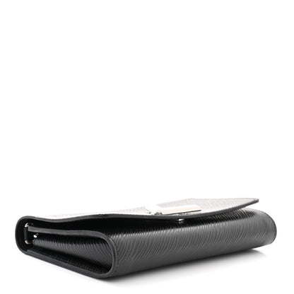 Louis Vuitton Epi Twist Chain Wallet Black 4 of 10