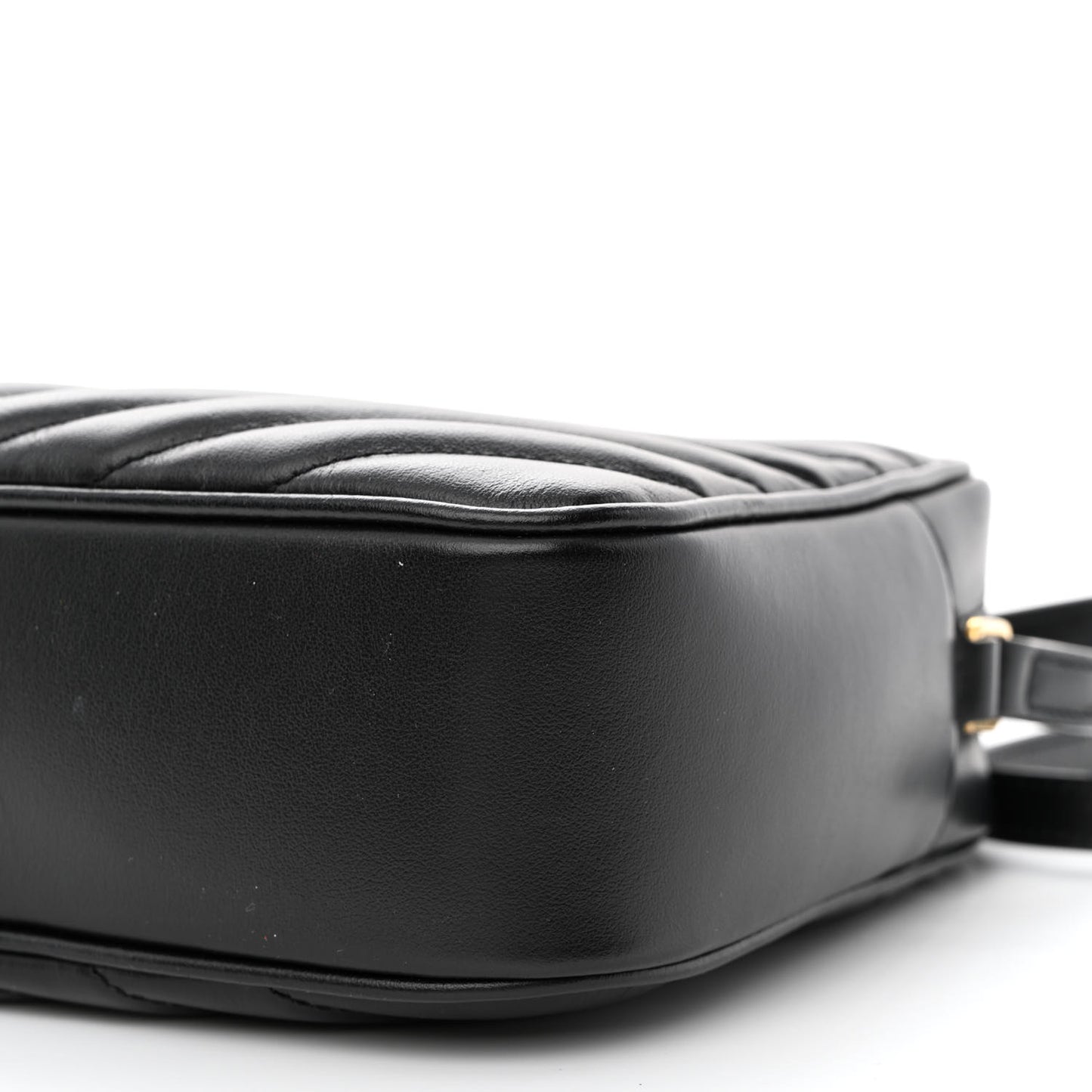 Calfskin Matelasse Monogram Lou Camera Bag Black