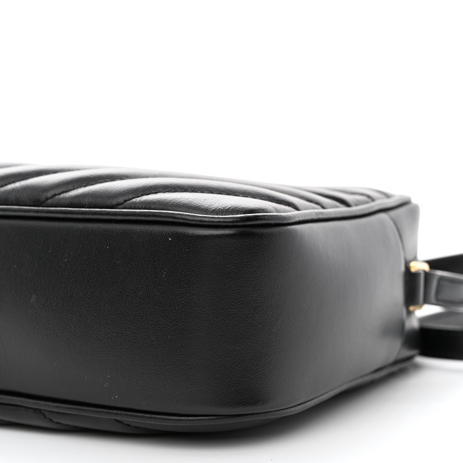 Saint Laurent Calfskin Matelasse Monogram Lou Camera Bag Black 10 of 11