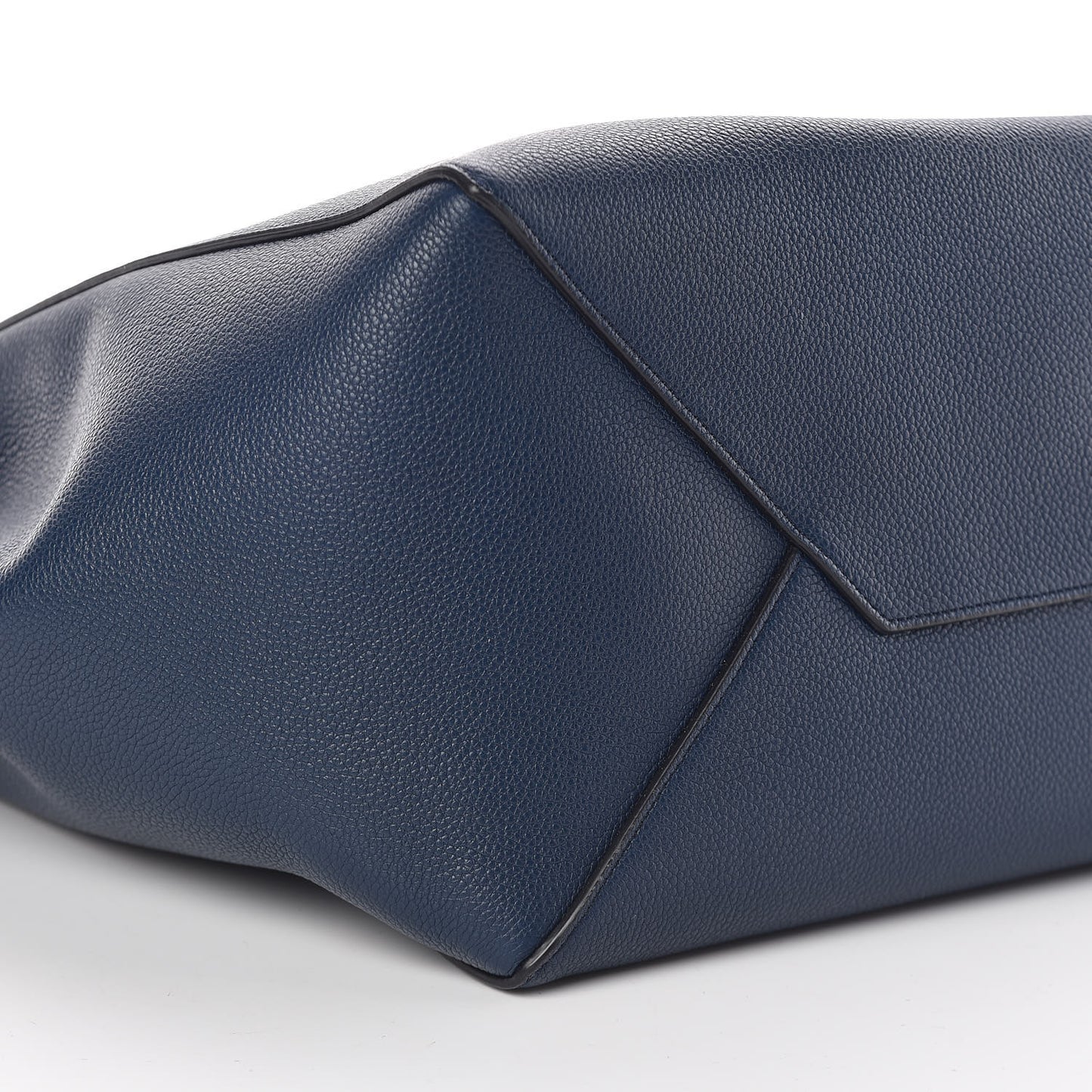 Soft Grained Calfskin Small Belt Cabas Phantom Abyss Blue