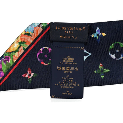 Louis Vuitton Silk Monogram LV Garden Bandeau Set Blue Pink 3 of 4