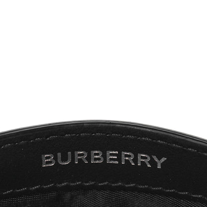 Burberry Calfskin Vintage Check Card Holder Black 6 of 8