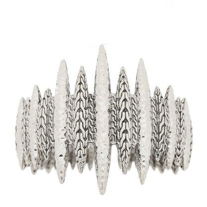 John Hardy Sterling Silver Classic Chain Spear Cuff Bracelet 1 of 3