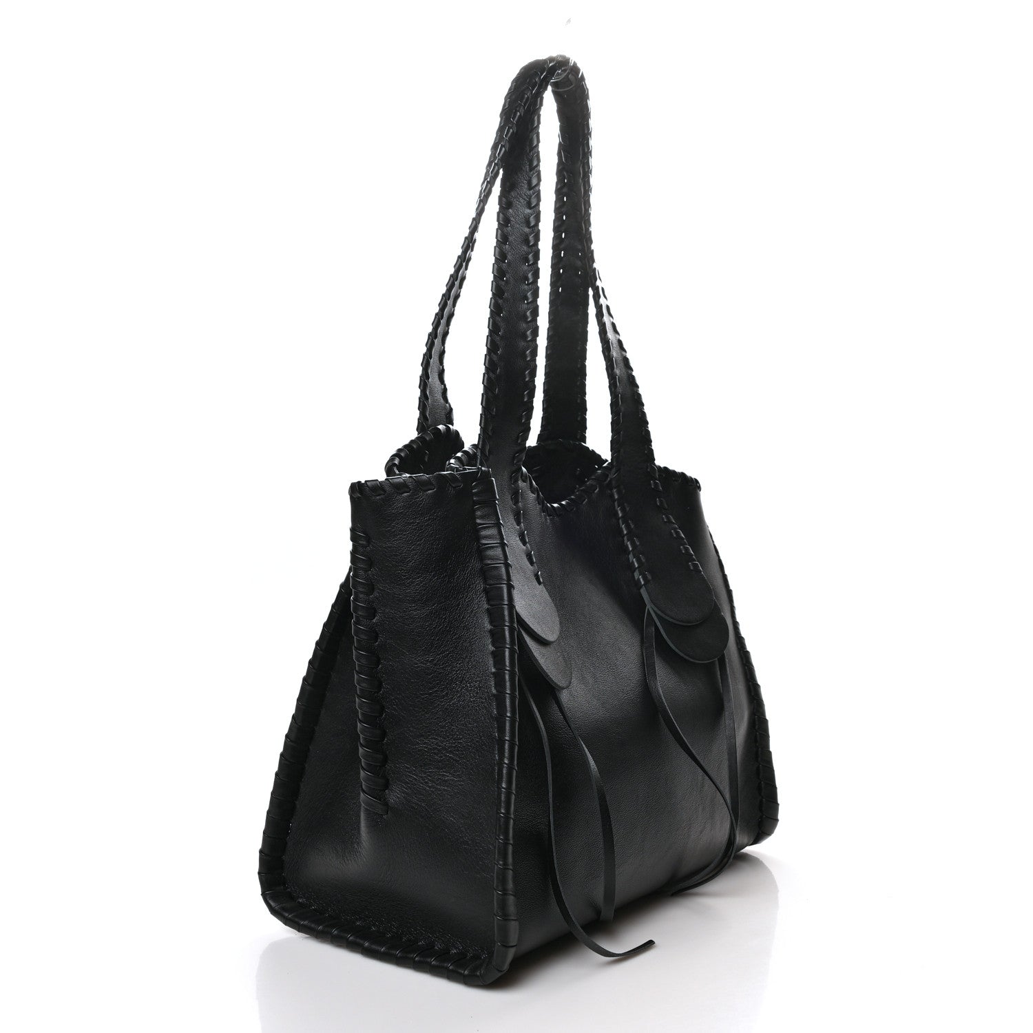 Chloe Calfskin Medium Mony Tote Black 3 of 11