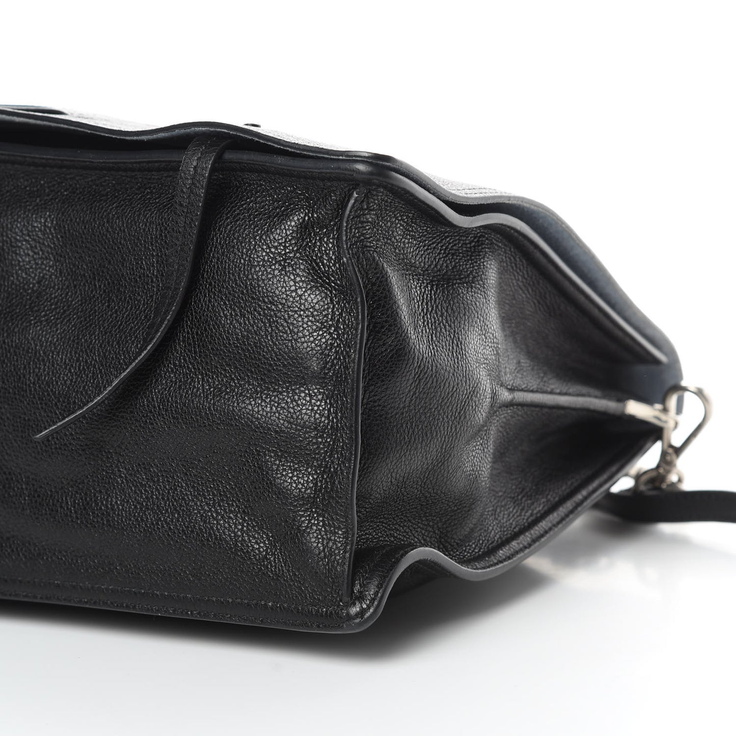 Glace Calf Etiquette Flap Black Astrale