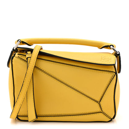 Loewe Calfskin Mini Puzzle Bag Yellow 1 of 11