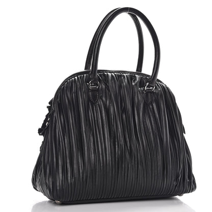 Valentino Garavani Nappa Pleated Petale Dome Tote Black 3 of 10
