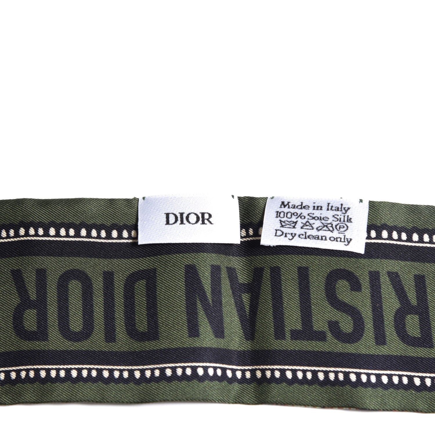 Christian Dior Toile De Jouy Carnivora Mitzah Scarf Vert Fonce 2 of 5