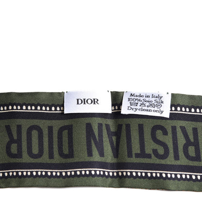 Christian Dior Toile De Jouy Carnivora Mitzah Scarf Vert Fonce 2 of 5