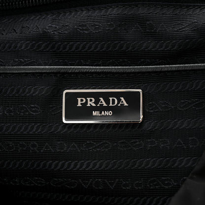 Prada Tessuto Nylon Saffiano Medium Backpack Black 6 of 12