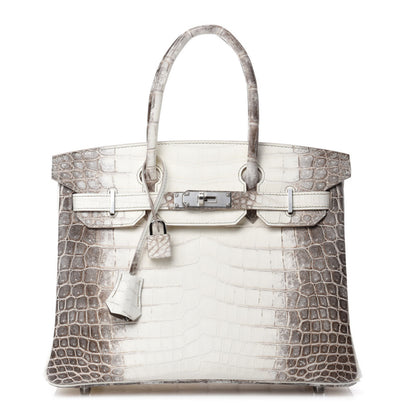 Hermes Matte Niloticus Crocodile Himalaya Birkin 30 Blanc 1 of 15