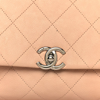 Chanel Grained Calfskin Stitched Small Braided With Style Flap Beige 8 of 14