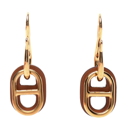 Hermes Swift O'Maillon Earrings Gold 1 of 6