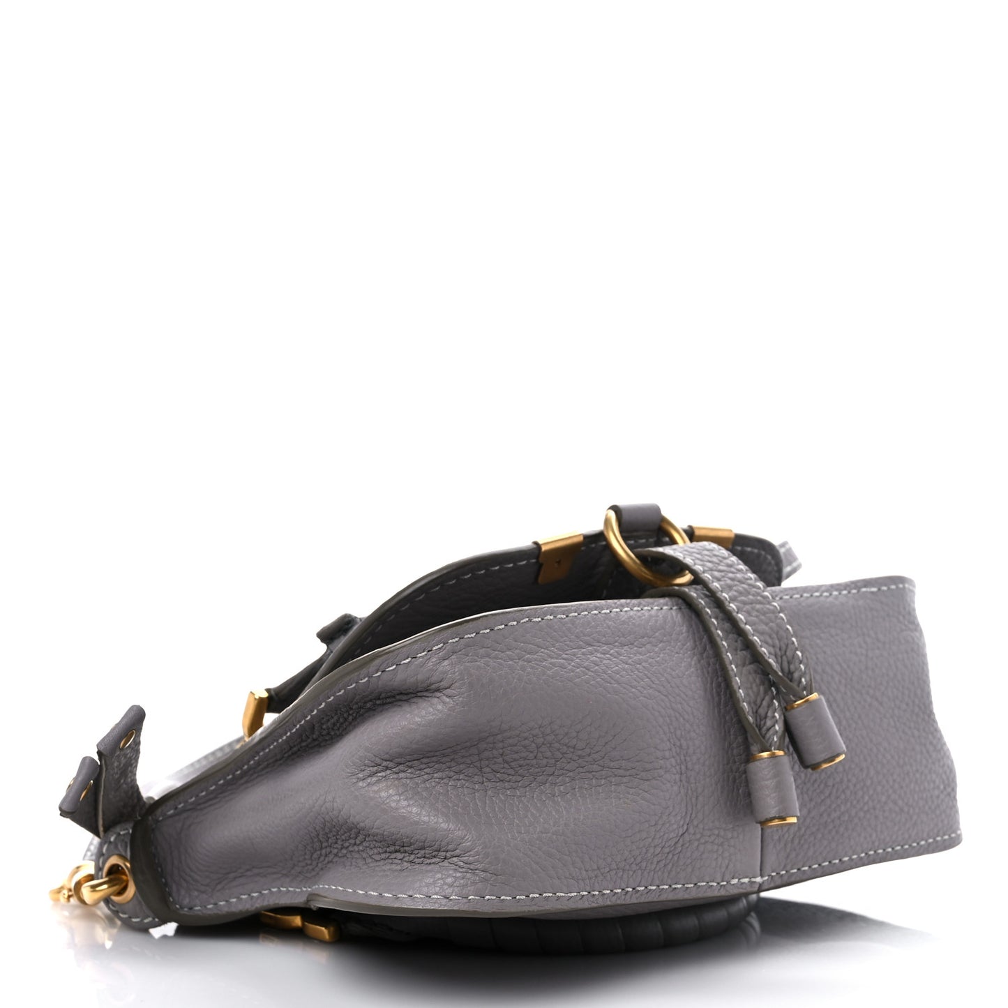 Calfskin Mini Marcie Satchel Cashmere Grey