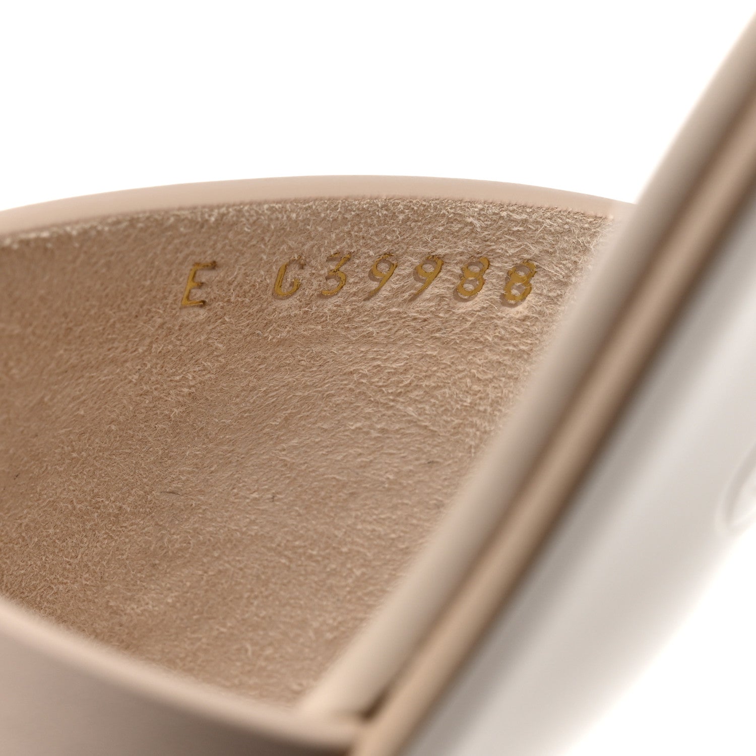 Chanel Calfskin Patent Calfskin Logo Mules 37 Beige 6 of 9