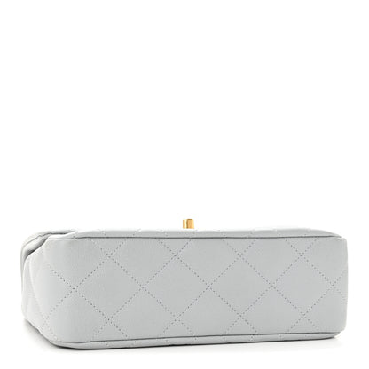 Chanel Caviar Quilted Sweetheart Flap Grey 4 of 10