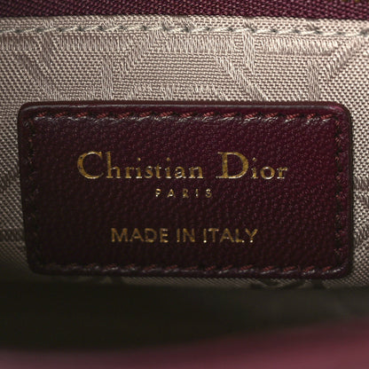 Christian Dior Lambskin Cannage Small Lucky Badges My Lady Dior Plum 6 of 10