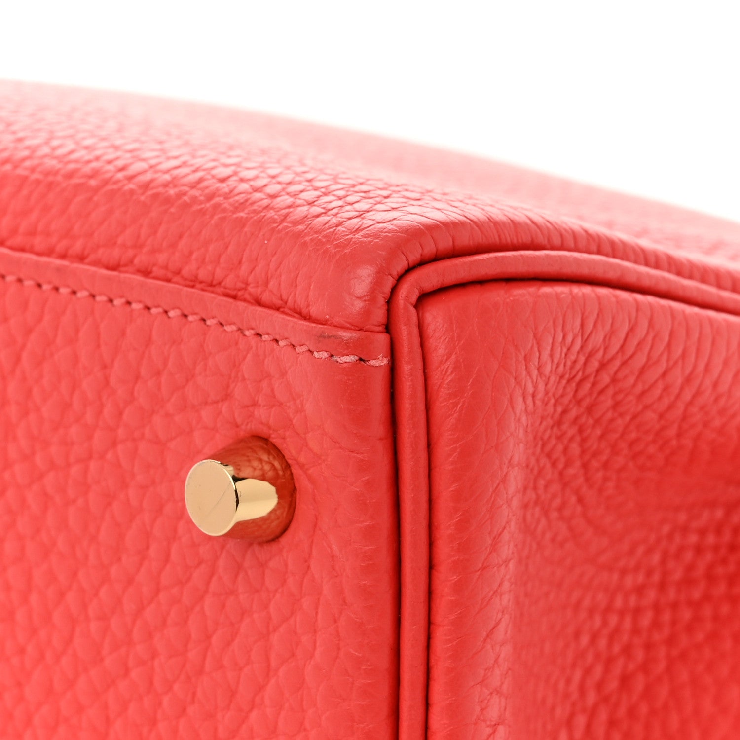 Hermes Togo Kelly Retourne 32 Geranium 12 of 13