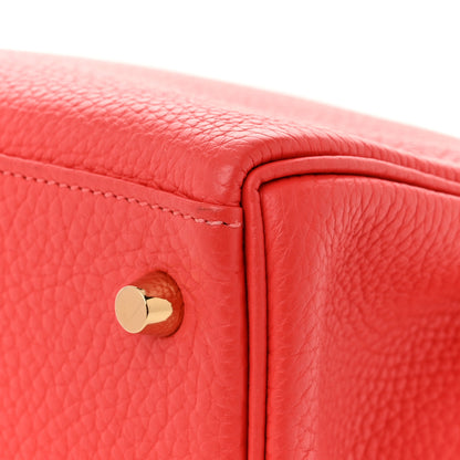 Hermes Togo Kelly Retourne 32 Geranium 12 of 13