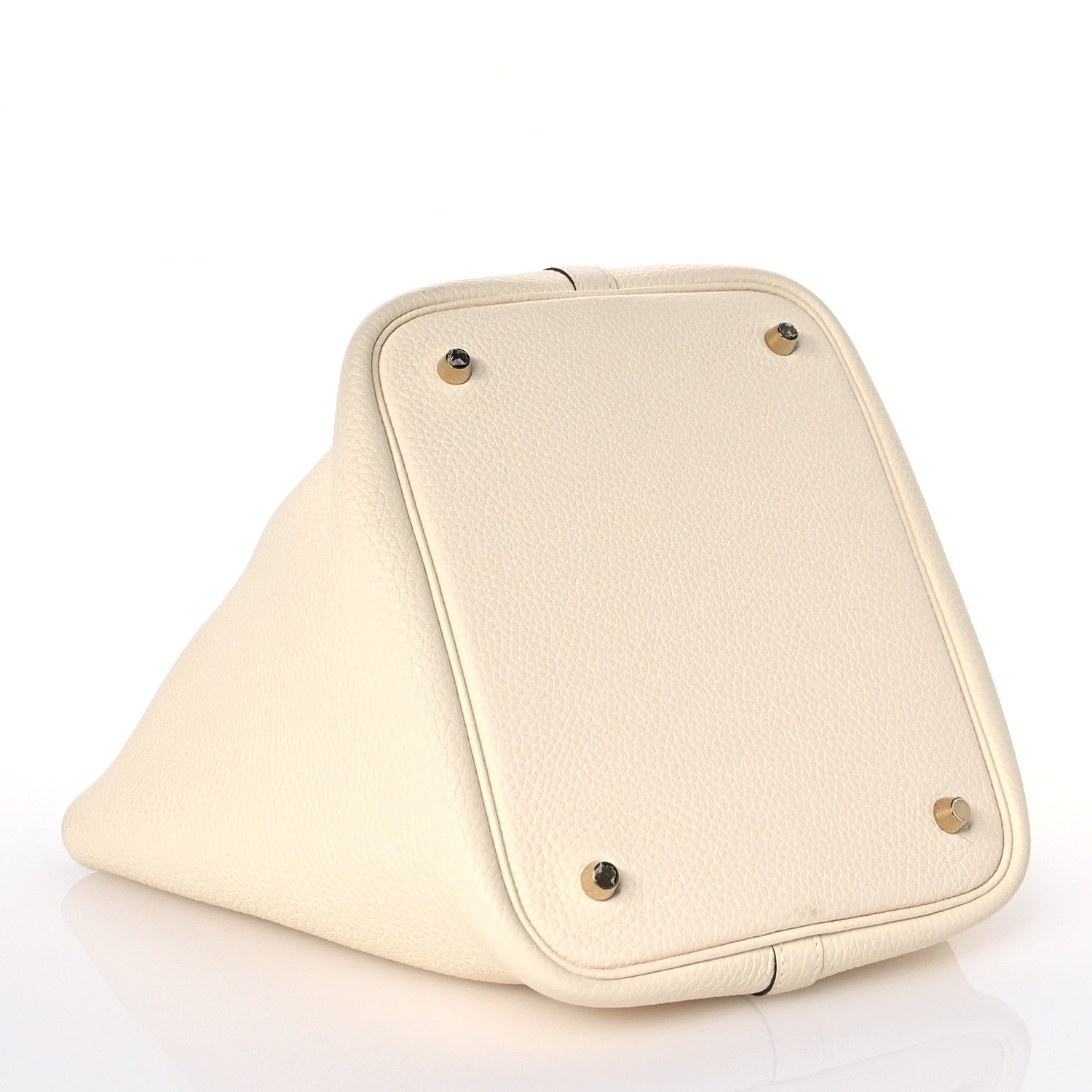 Hermes Taurillon Clemence Picotin Lock 22 MM Nata 4 of 12