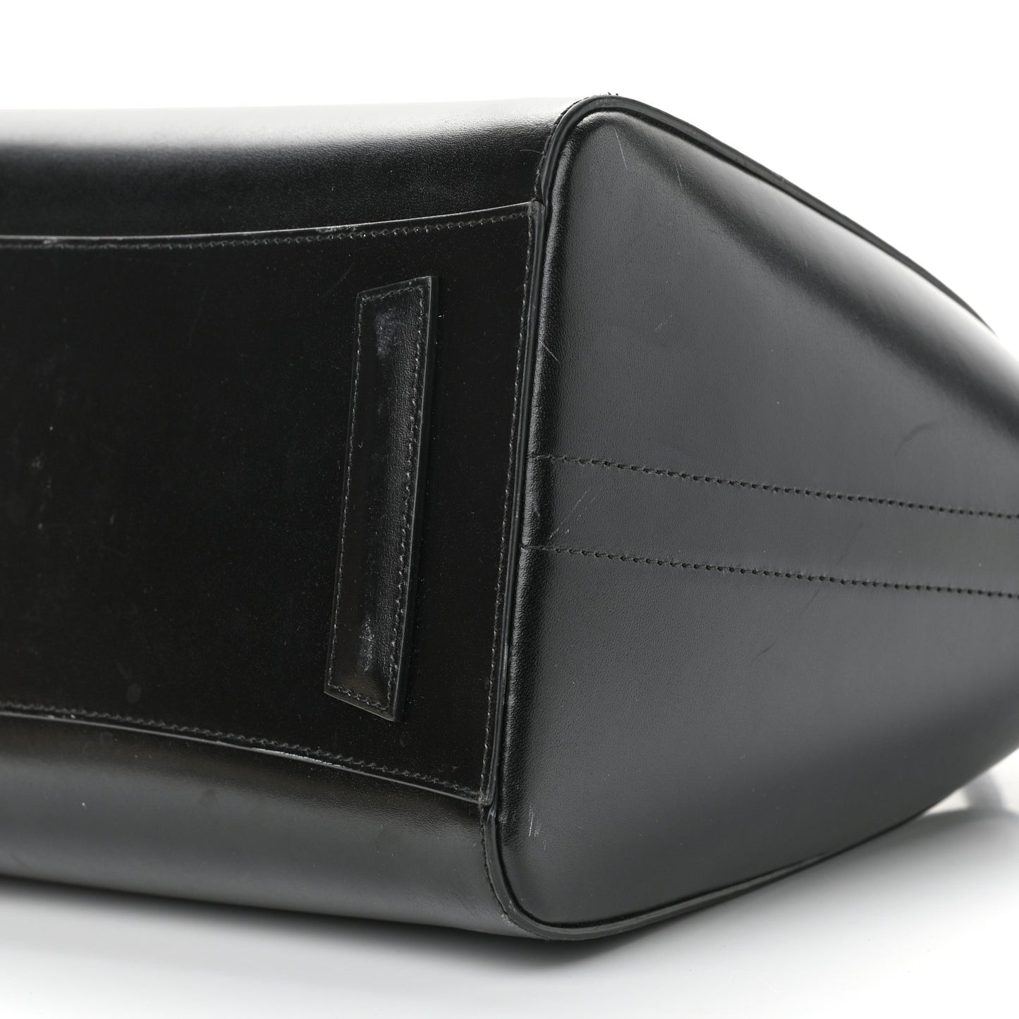 Shiny Lord Calfskin Medium Antigona Black