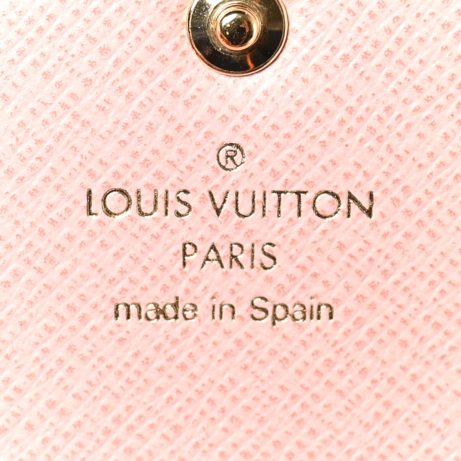 Louis Vuitton Damier Ebene Rosalie Coin Purse Rose Ballerine 6 of 6
