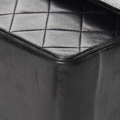 Chanel Lambskin Quilted Medium Double Flap Bijoux Chain Black 14 of 19
