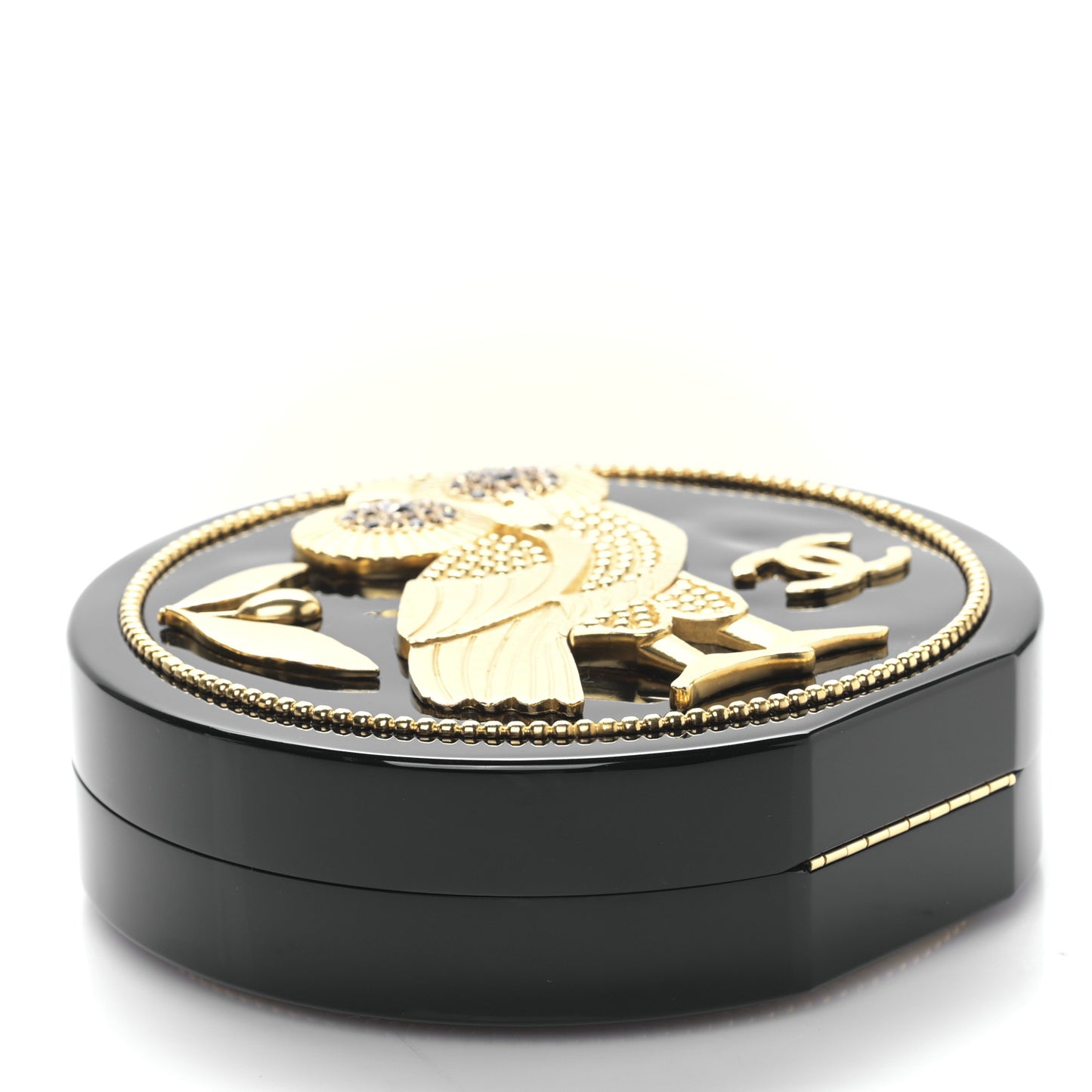 Resin Crystal CC Owl Black