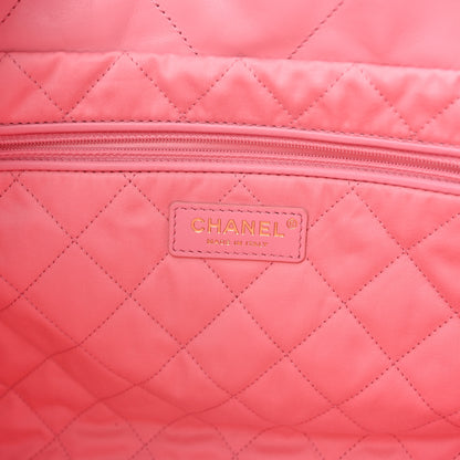 Chanel Shiny Calfskin Quilted Small Chanel 22 Dark Pink 7 of 13