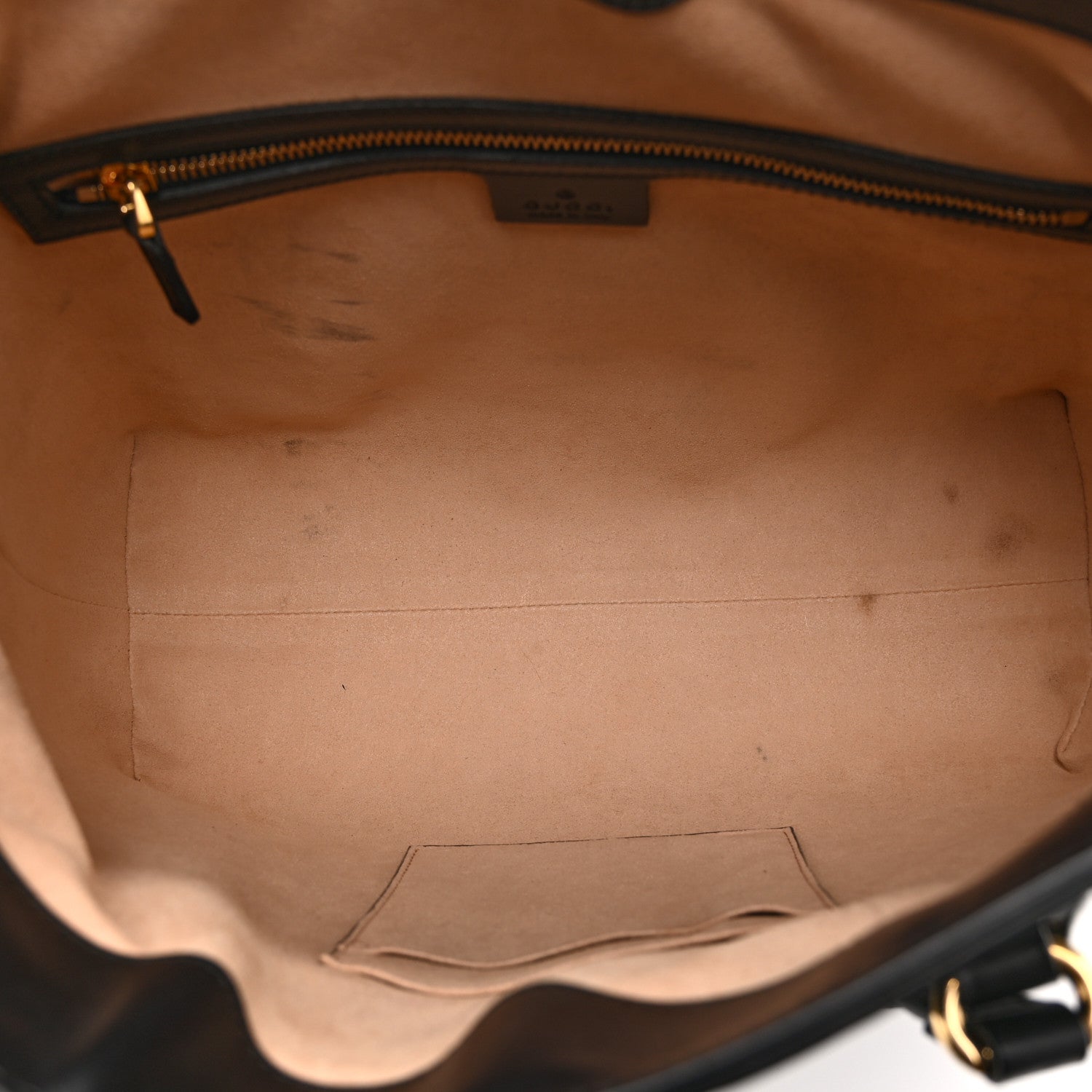 Gucci Guccissima Linea A Foldover Tote Black 5 of 13