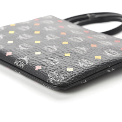 MCM Skyoptic Visetos Crossbody Pouch Spectrum Diamond Black 7 of 9